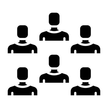 Erkek ikonu. vektör illüstrasyonu