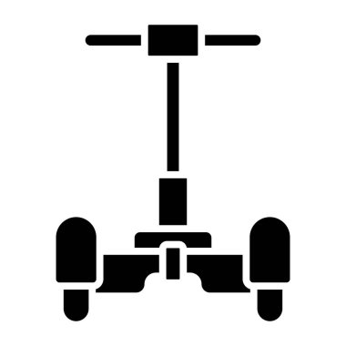 Araba ikonu. Web için bisiklet vektör simgelerinin basit illüstrasyonu