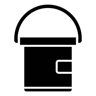 yiyecek çantası ikonu vektör illüstrasyonu