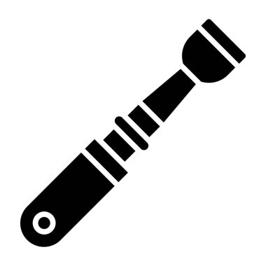 fener simgesi vektörü web ve mobil uygulama tasarımınız için beyaz arkaplanda izole edildi, meşale logosu kavramı