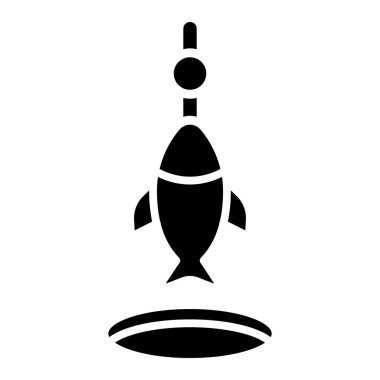 roket ikonu vektör illüstrasyonu
