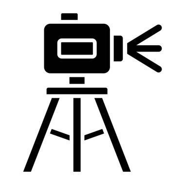 Kamera. Web simgesi basit illüstrasyon