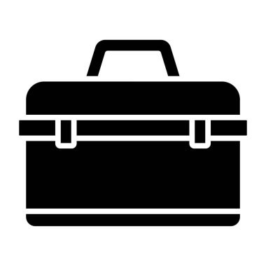 evrak çantası ikonu vektör illüstrasyonu