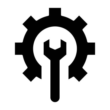 Ayarlar. Web simgesi basit tasarım