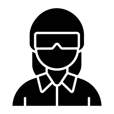 avatar. Web simgesi basit illüstrasyon