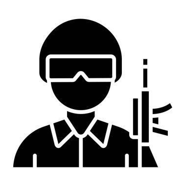 man with goggles and helmet vector illustration design