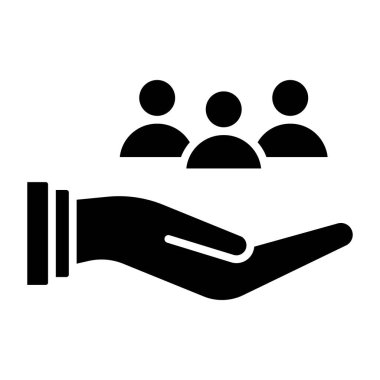 el simgesi vektör illüstrasyonu