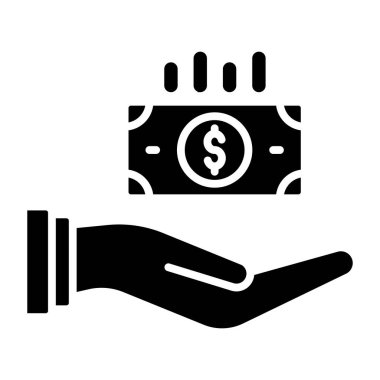 para simgesi vektörü web ve mobil uygulama tasarımınız için beyaz arkaplanda izole edildi, cüzdan logosu kavramı