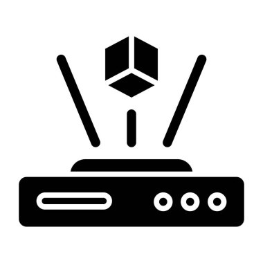 şebeke. Web simgesi basit illüstrasyon