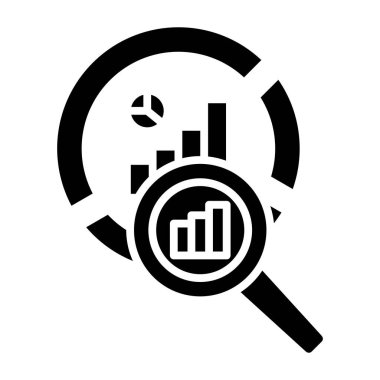 analitik simge vektör illüstrasyonu