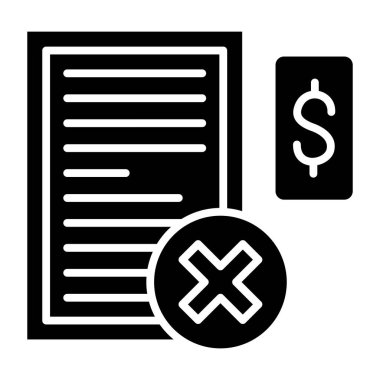 Belge. Web simgesi basit illüstrasyon