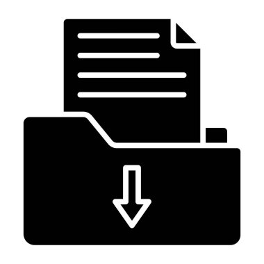 Arşiv. Web simgesi basit tasarım