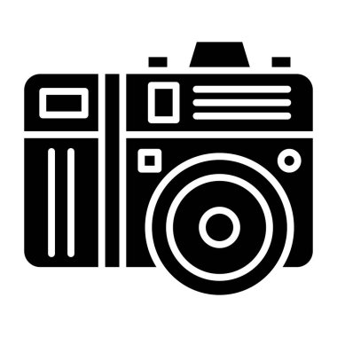 kamera vektör simgesi düz simge