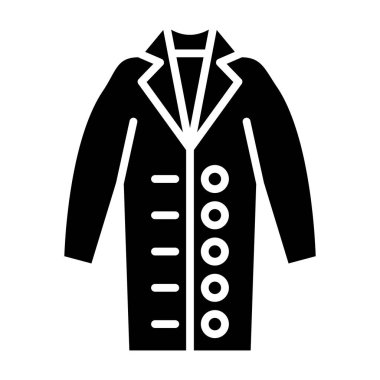 Uzun Ceket Ağı simgesi basit bir illüstrasyon