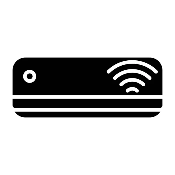 Intelligente Klimaanlage Web Symbol Einfache Illustration — Stockvektor