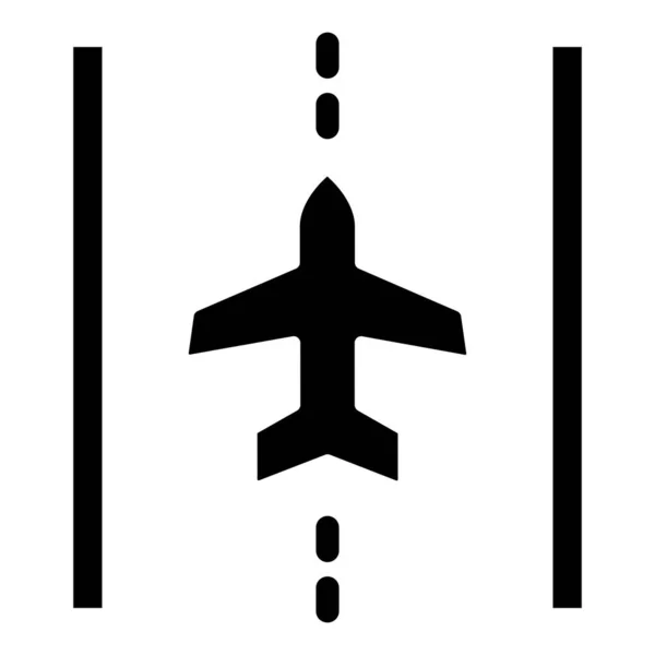 Avião Ícone Web Design Simples —  Vetores de Stock
