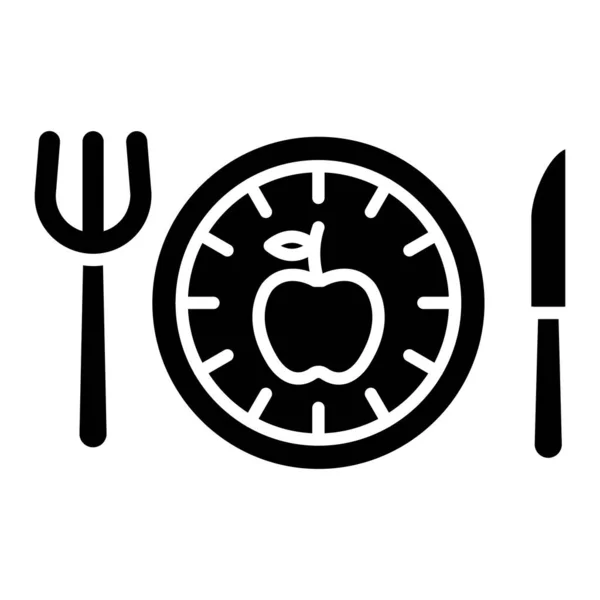Їжа Швидко Значок Векторні Ілюстрації — стоковий вектор