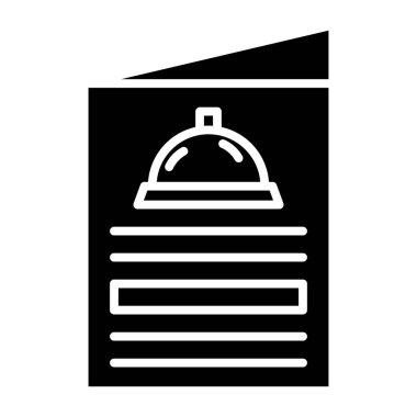 Menü simgesinin vektör illüstrasyonu