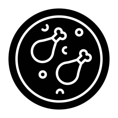 Mandi basit simgesi, vektör illüstrasyonu