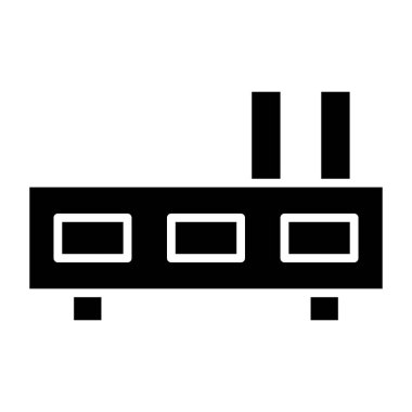 Merkez. Web simgesi basit illüstrasyon