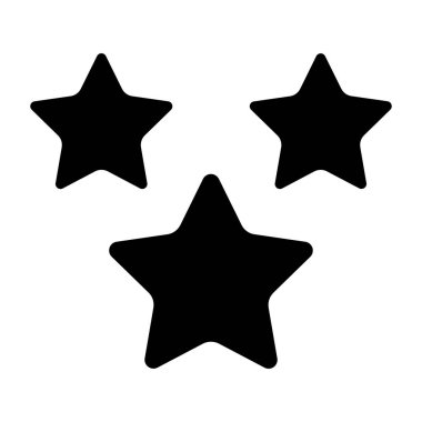Yıldızlar. Web simgesi basit tasarım