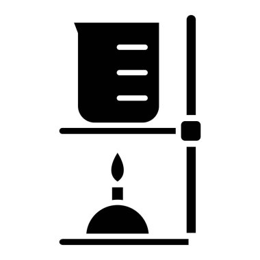 Yanan Matara ikonu. vektör illüstrasyonu