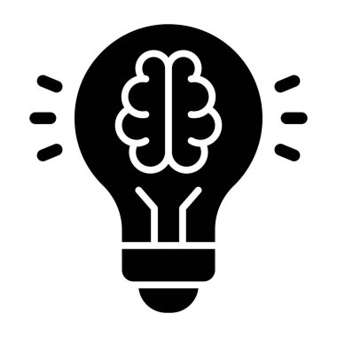 Bir fikrim var. Web simgesi basit tasarım