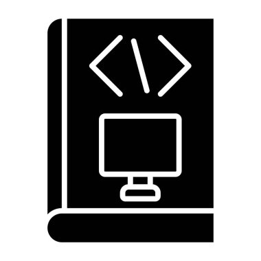 Bilgisayar. Web simgesi basit illüstrasyon