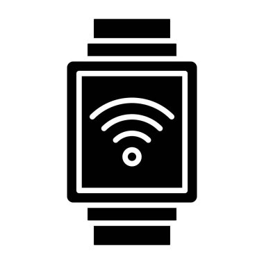 Akıllı Saat web simgesi basit illüstrasyon