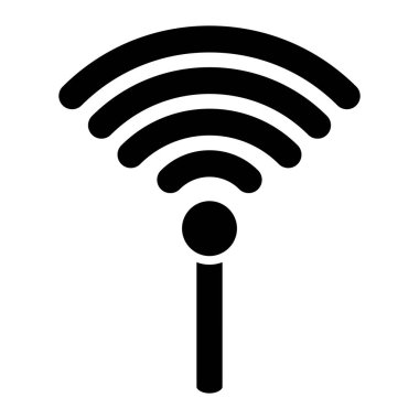 Wifi Bağlantı Web simgesi basit illüstrasyon