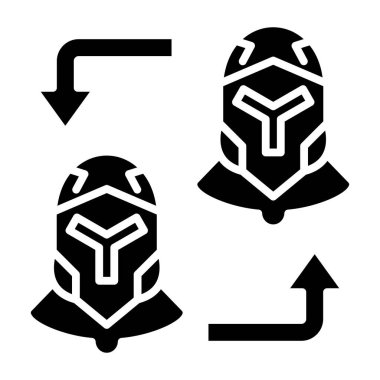 Oyuncu Takas Ağı vektör illüstrasyonu