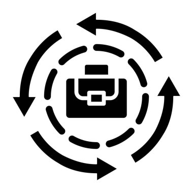 Kariyer Ağ simgesi vektör çizimini değiştir