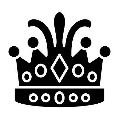 Taç simgesi, vektör illüstrasyonu