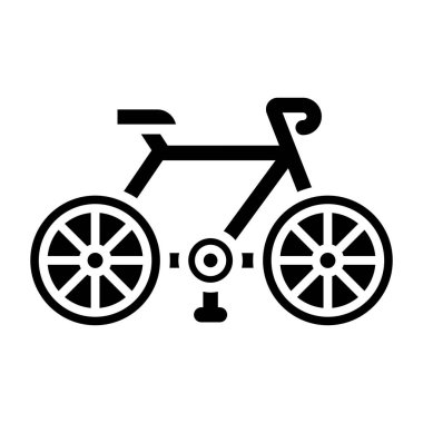 bisiklet ikonu vektör illüstrasyonu