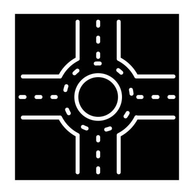 Dolambaçlı ağ simgesi basit tasarım