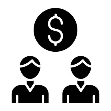 Kitle fonlaması web simgesi basit tasarım