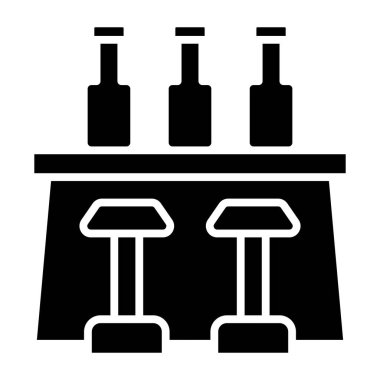 Bar Web simgesi basit tasarım