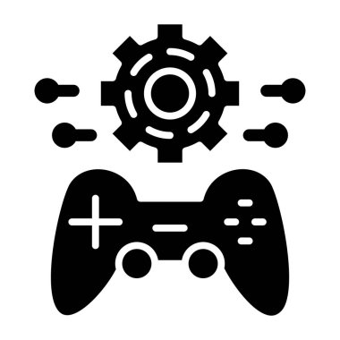 Otomasyon web simgesi basit illüstrasyon