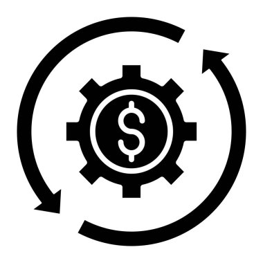 İş Otomasyonu web simgesi basit tasarım