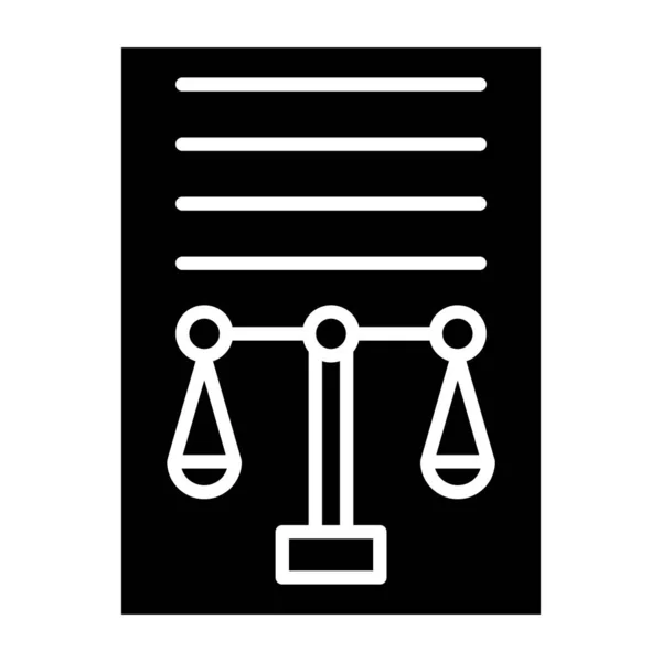 Giudizio Web Icon Design Semplice — Vettoriale Stock