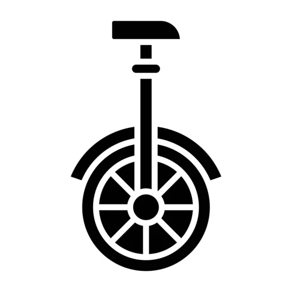 Monocycle Icon Vector Ilustrare — Vector de stoc