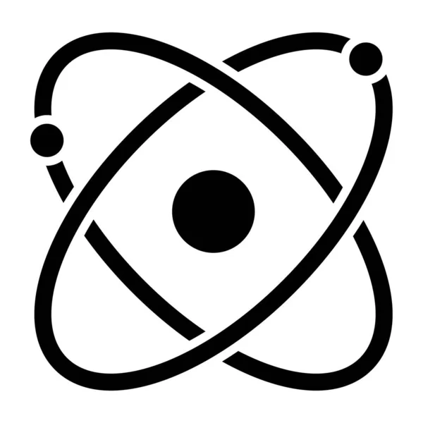 Atom Web Symbol Einfache Illustration — Stockvektor