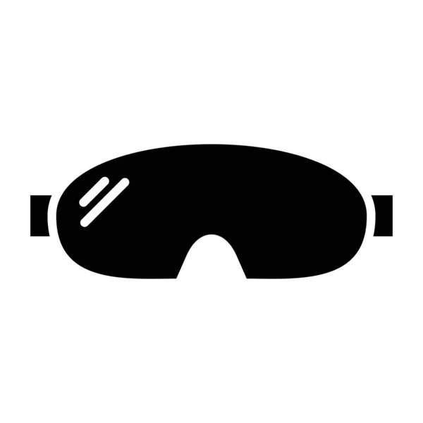 Ícone Web Óculos Ilustração Simples — Vetor de Stock