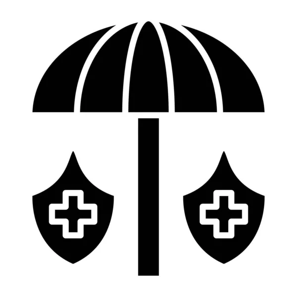 Иконка Медицинского Страхования — стоковый вектор