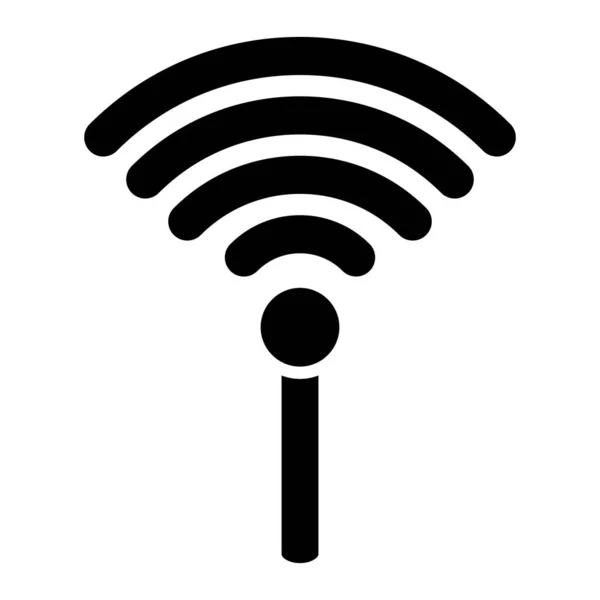 Wifi Conexão Ícone Web Ilustração Simples — Vetor de Stock