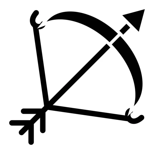 弓と矢のベクトルイラスト — ストックベクタ