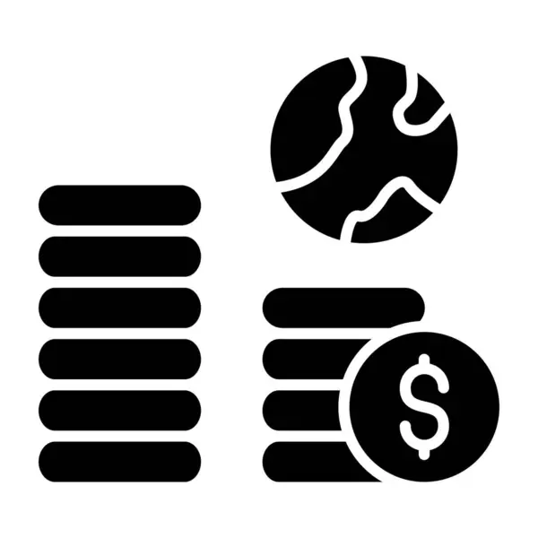 Economy Web Icon Vector Illustration — Stock Vector