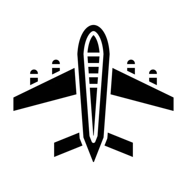 飞机图标矢量插图 — 图库矢量图片
