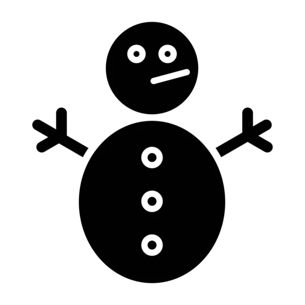 stock vector snowman. web icon simple illustration