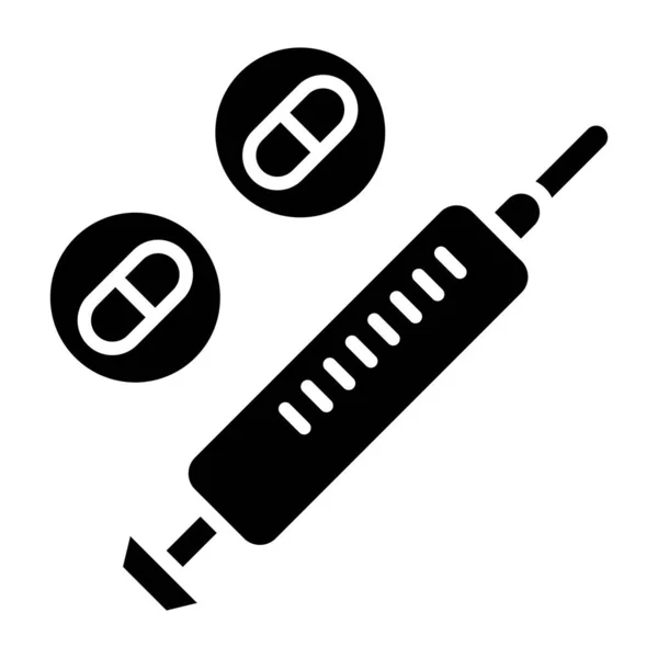 Ikone Des Medizinischen Und Gesundheitswesens Vektorillustration — Stockvektor